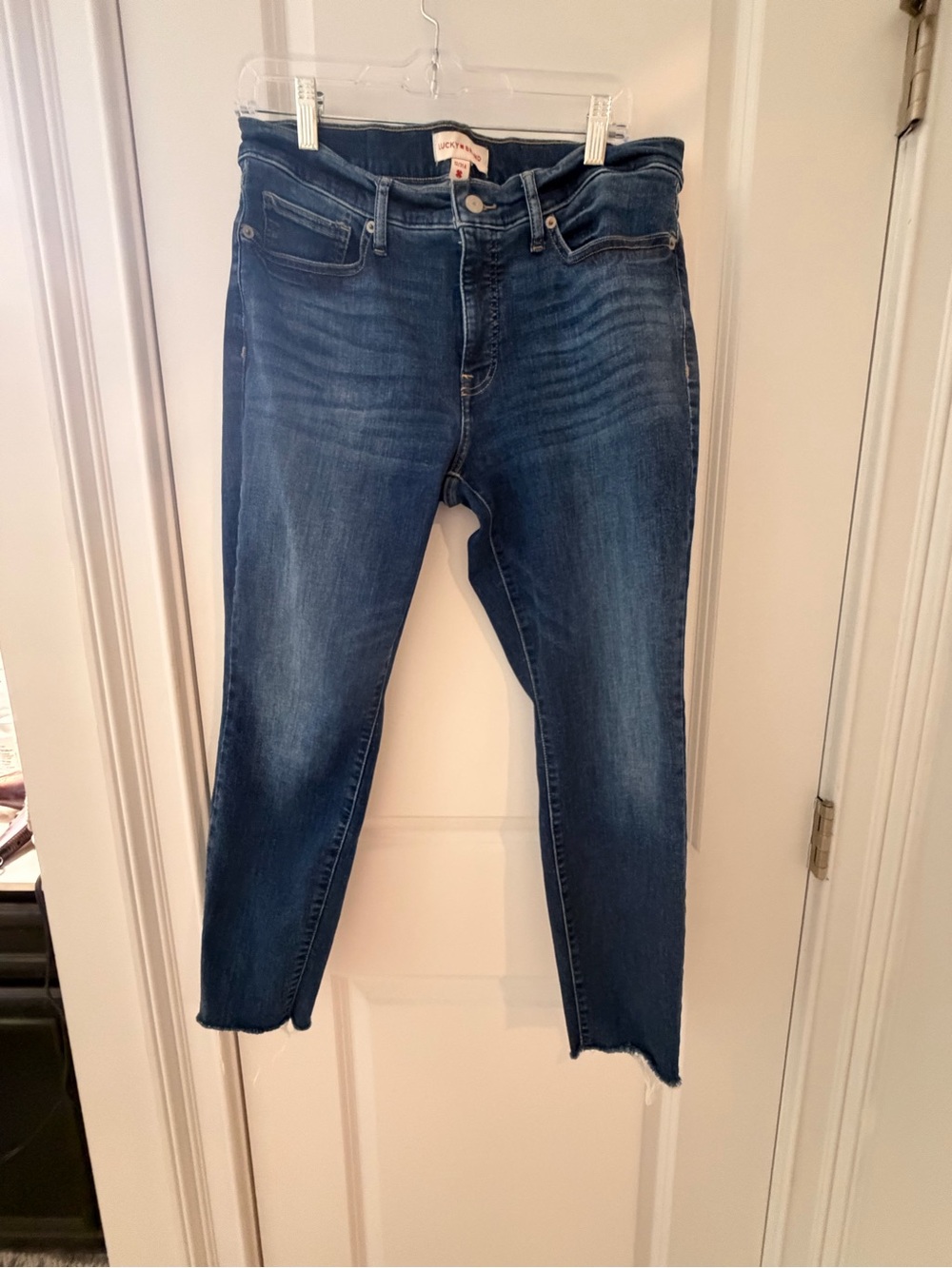 Womens Dark Blue Ankle Jeans - Lucky Brand 12/31